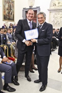 Premiazione della Fondazione Veronesi a Roma